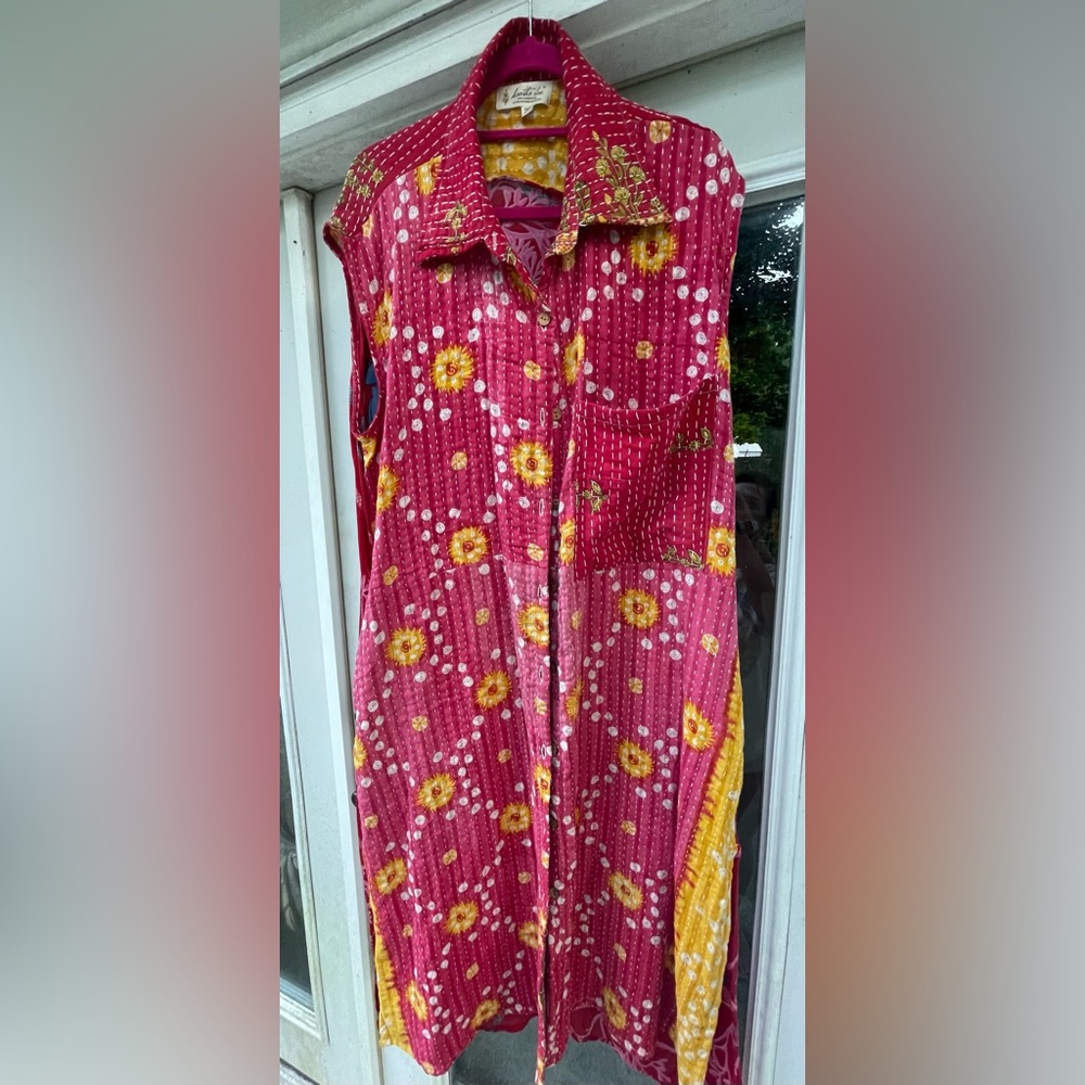 Kantha Bae Good Vibes Duster